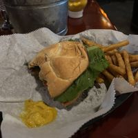 Mediocre vegan burger  at The Judge's Bench Pub in Ellicott City