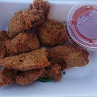 Seitan nuggets at Sloth and Sparrow in Falmouth