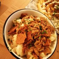 Mac+cheese with bacon on top at Sloth and Sparrow in Falmouth