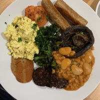 Large breakfast  at Sloth and Sparrow in Falmouth