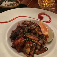 Jack fruit vegan plate  at Ginger in Willemstad