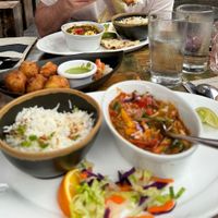Kadai and batata vada   at Ginger in Willemstad