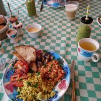 Vegan English breakfast! Heerlijk.  at De Groene Mus  in Wervershoof