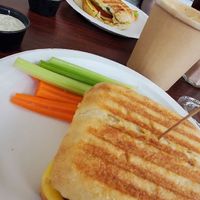 Adult grilled cheeze with veggies!  at The Beehive Cafe in Berkeley Springs