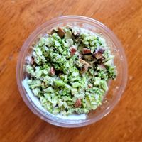 Broccoli salad at The Beehive Cafe in Berkeley Springs