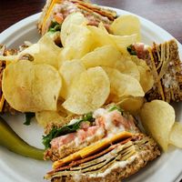Turkey bacon club at The Beehive Cafe in Berkeley Springs