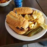 Philly Cheesesteak at The Beehive Cafe in Berkeley Springs