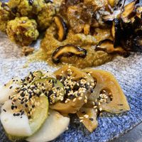 shroom rendang rice ball at WakaMama in Central Singapore