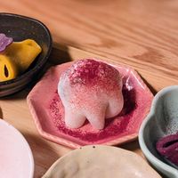 Vegan White Strawberry Daifuku at WakaMama in Central Singapore