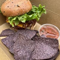 hungry planet burger  at The Natural Cafe in Goleta