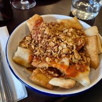 Vegan marinara salted donuts at Cibus  in Manchester