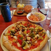 Vegan Pizza at Bistro Kaktus in Velika Gorica