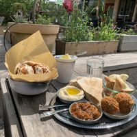 Lunch with the terrace in view at Kleine Freiheit in Zurich