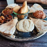 Mezze plate at Kleine Freiheit in Zurich