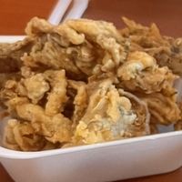 To die for fried oyster mushrooms  at Hungry Vegan in Savannah
