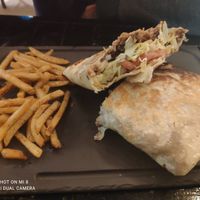 Burrito at BueyCup in La Paz