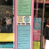 Menú August 2022  at Civerinos Slice - OG in Edinburgh