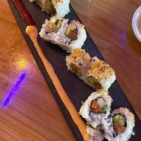 This wast he only thing I've ever liked that had eggplant involved.  Very good  at Lucky Robot in Austin