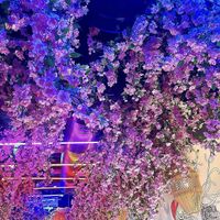 Decor inside   at Lucky Robot in Austin