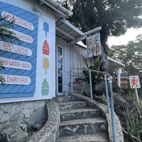 Store front is so cute  at Irie Pops in St John