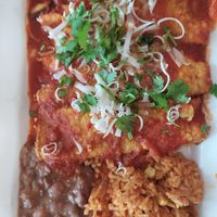 Enchiladas roja at Taco Amigo - 타코 아미고 in Seoul