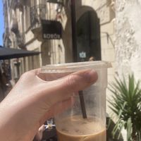 Some vegan cakes on offer. I had the flapjack! Nice coffee too with dairy free options.  at Lot Sixty One Coffee in Valletta