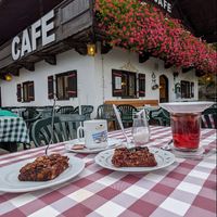 Auf der Terrasse at Café Waltenbergstüberl in Seeon