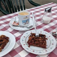 Kirschstreuselkuchen 😍 at Café Waltenbergstüberl in Seeon