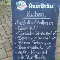 Kuchenangebot 17. Juni 2023 at Café Waltenbergstüberl in Seeon