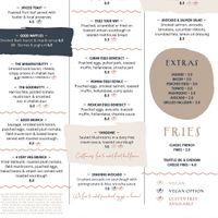 Menu  at GoodRoots in Worcester