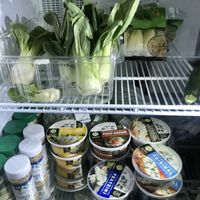 Vegan cheese spreads (Rawsome brand) vegenaise, vegan Parmesan, and fresh veggies.  at Au Naturel in Sutton