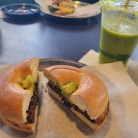 Make your own breakfast sandwich at Barefoot Buddha in St Thomas