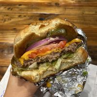 Fluffy bun #Veganuary at Stand-Up Burgers - Wells in Chicago