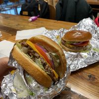 The OG burger #Veganuary at Stand-Up Burgers - Wells in Chicago