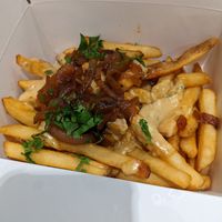 Animal style fries at Stand-Up Burgers - Wells in Chicago
