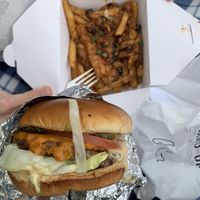 The OG and Chili fries  at Stand-Up Burgers - Diversey in Chicago