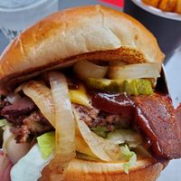 BBQ bacon burger at Stand-Up Burgers - Diversey in Chicago