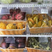 Look how clean and inviting this fridge looks in the grocery store   at Crearéé (FKA Mercado Mexico) in Bishop