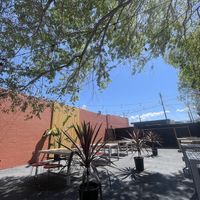 Cute patio area  at Crearéé (FKA Mercado Mexico) in Bishop
