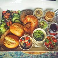 Vegan breakfast box "Karl der Große" for two at Goldjunge Aachen-Laurensberg in Aachen