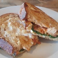Vegan toasty at Wells Deli in Wells-next-the-sea