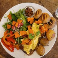 Vegan brunch at Manifest Lisbon in Lisbon
