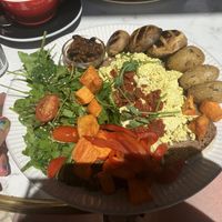Vegan brunch  at Manifest Lisbon in Lisbon