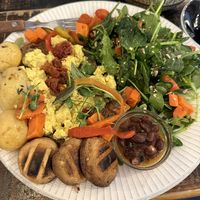 Vegan brunch platter  at Manifest Lisbon in Lisbon