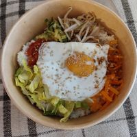Vegetarian bibimbap at Koko Korean Food in Whitby