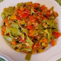 Fresh Spinach Pasta at The Rolling Pin Cooking School in Padua