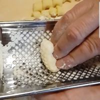 Potato gnocchi at The Rolling Pin Cooking School in Padua