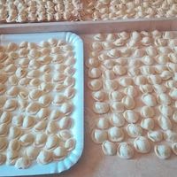 Fresh pasta orecchiette by hand at The Rolling Pin Cooking School in Padua