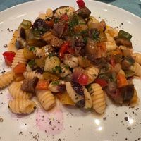 Cavatelli with vegan ragu at The Rolling Pin Cooking School in Padua