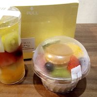 Seasonal fruit jelly, fruit pudding at The Vegan Marshmallooow in Tokyo